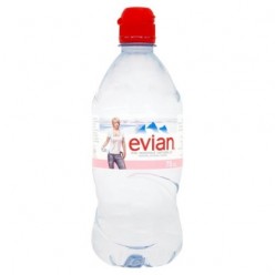 Evian 12 x 75cl Sports Cap