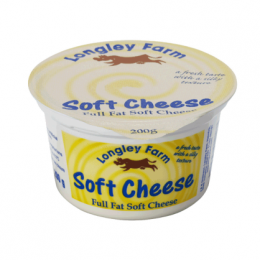 Longley Farm Cream Cheese Low Fat 200g