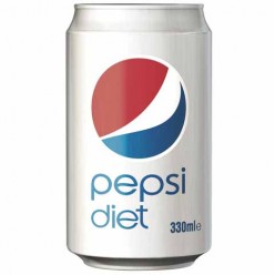 Pepsi diet cans GB 24 x 330ml